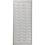 Creativ Company Stickers, menu, vel 10x23 cm, zilver, 1 vel