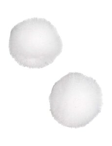 Creativ Company Pom-poms, d 20 mm, wit, 100 stuk/ 1 doos