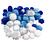 Creativ Company Pompons, d 15+20 mm, diverse kleuren, 48 div/ 1 doos