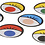 Creativ Company Sticker ogen, d 13 mm, diverse kleuren, 2000 stuk/ 1 doos