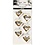 Creativ Company Shaker stickers, D: 4 mm, L: 32 mm, B: 38 mm, wit, 6 stuk/ 1 doos