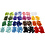 Creativ Company Mini mozaiek, afm 5x5+10x10 mm, dikte 2 mm, 32x25 gr/ 1 doos