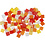 Creativ Company Mini mozaiek, afm 5x5 mm, dikte 2 mm, rood/oranje harmonie, 25 gr/ 1 doos