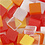 Creativ Company Mini mozaiek, afm 5x5 mm, dikte 2 mm, rood/oranje harmonie, 25 gr/ 1 doos