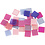 Creativ Company Mini mozaiek, afm 10x10 mm, dikte 2 mm, paars/donkerpaars, 25 gr/ 1 doos
