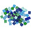Creativ Company Mini mozaiek, afm 5x5 mm, dikte 2 mm, blauw/groen harmonie, 25 gr/ 1 doos