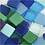 Creativ Company Mini mozaiek, afm 5x5 mm, dikte 2 mm, blauw/groen harmonie, 25 gr/ 1 doos