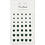 Vivi Gade Strasstenen, rond, vierkant, hart, afm 6+8+10 mm, groen, 35 stuk/ 1 doos