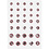 Vivi Gade Strasstenen, ronde kegel, afm 6+8+10 mm, roze, 35 stuk/ 1 doos
