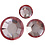 Vivi Gade Strasstenen, ronde kegel, afm 6+8+10 mm, roze, 35 stuk/ 1 doos