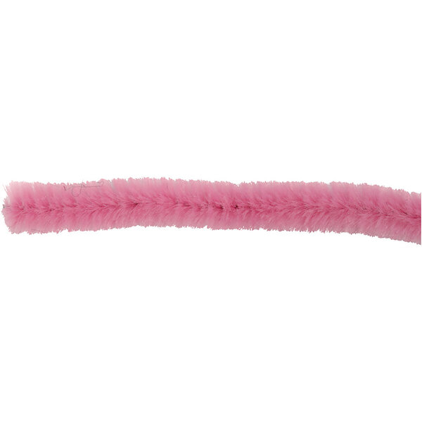Creativ Company Chenille, L: 30 cm, dikte 9 mm, roze, 25 stuk/ 1 doos