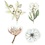 Creativ Company Masking Tape stickers, bloemen, afm 25-60 mm, 30 stuk/ 1 doos