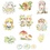 Creativ Company Masking Tape stickers, meisjes, afm 20-50 mm, 30 stuk/ 1 doos
