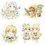Creativ Company Masking Tape stickers, meisjes, afm 20-50 mm, 30 stuk/ 1 doos