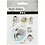Creativ Company Masking Tape stickers, pinguïns, afm 40-53 mm, 30 stuk/ 1 doos