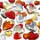 Creativ Company Strasstenen, afm 6+10+14 mm, rode harmonie, 252 stuk/ 1 doos