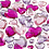 Creativ Company Strasstenen, afm 6+10+14 mm, paars, 252 stuk/ 1 doos