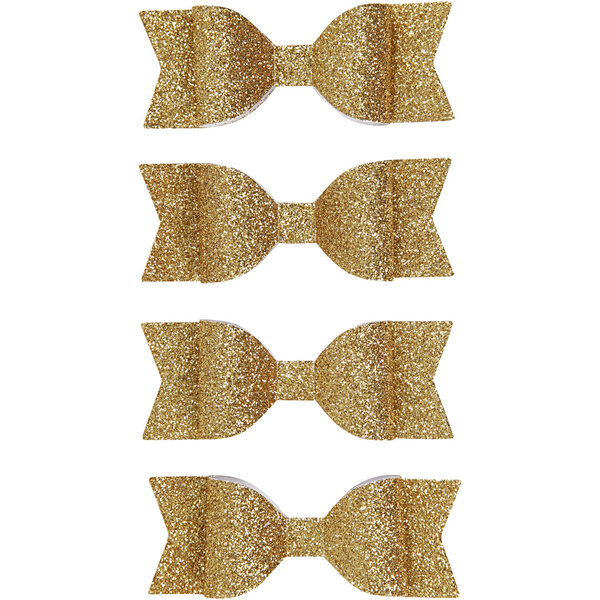 Vivi Gade Strikken, afm 31x85 mm, goud glitter, 4 stuk/ 1 doos