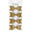 Vivi Gade Strikken, afm 31x85 mm, goud glitter, 4 stuk/ 1 doos