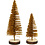 Creativ Company Kerstbomen, H: 40+60 mm, goud, 5 stuk/ 1 doos