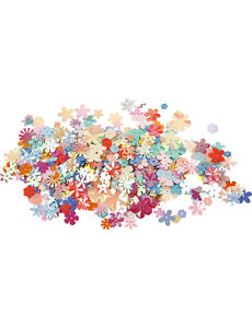  Pailletten, afm 6-20 mm, pastelkleuren, 10 gr/ 1 doos