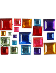 Creativ Company Strasstenen, afm 4-10 mm, 1300 stuk/ 1 doos