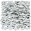 Creativ Company Spiegel mozaiek tegels, afm 10x10 mm, dikte 2 mm, 500 stuk/ 1 doos