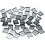 Creativ Company Spiegel mozaiek tegels, afm 10x10 mm, dikte 2 mm, 500 stuk/ 1 doos
