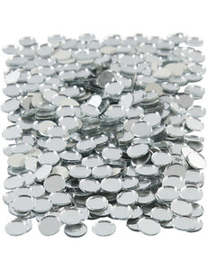 Creativ Company Spiegel mozaiek tegels, ronde, d 10 mm, dikte 2 mm, 500 stuk/ 1 doos