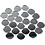 Creativ Company Spiegel mozaiek tegels, ronde, d 18 mm, dikte 2 mm, 400 stuk/ 1 doos