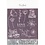 Vivi Gade Deco folie en transfer vel, bloemen, vel 15x15 cm, roze, zilver, 4 vel/ 1 doos