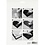 Vivi Gade Deco folie en transfer vel, bloemen, vel 15x15 cm, roze, zilver, 4 vel/ 1 doos