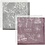 Vivi Gade Deco folie en transfer vel, bloemen, vel 15x15 cm, roze, zilver, 4 vel/ 1 doos