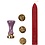 Creativ Company Zegel set, hart, klaver, vlinder, d 18 mm, 1 set