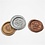 Creativ Company Zegel was, goud, zilver, brons, L: 10 cm, 3 stuk/ 1 doos