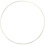 Metalen draadring, d 20 cm, dikte 3 mm, wit, 5 stuk/ 1 doos