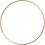 Creativ Company Metalen draadring, d 20 cm, dikte 3 mm, goud, 1 stuk