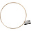 Creativ Company Metalen draadring, d 20 cm, dikte 3 mm, goud, 1 stuk