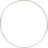 Creativ Company Metalen draadring, d 30 cm, dikte 3 mm, goud, 1 stuk