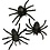 Creativ Company Spinnen, afm 4 cm, 10 stuk/ 1 doos