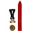 Creativ Company Zegel set, d 17 mm, rood, 1 set
