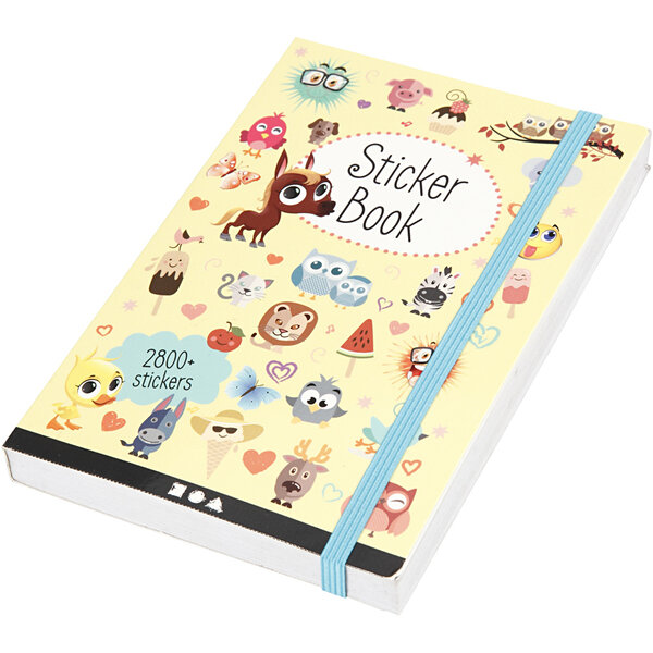 Creativ Company Stickerboek, afm 11,5x17 cm, 1 stuk