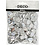 Creativ Company Pailletten, druppel, afm 14x19 mm, zilver, 50 gr/ 1 doos