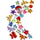 Creativ Company Strasstenen, d 6-16 mm, diverse kleuren, 32 doos/ 1 doos
