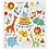 Creativ Company Stickers, dierenorkest, vel 15x16,5 cm, 1 vel