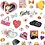 Creativ Company Stickers, meidendingen, vel 15x16,5 cm, 1 vel