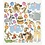 Creativ Company Stickers, dieren verjaardag, vel 15x16,5 cm, 1 vel