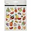 Creativ Company Stickers, exotisch fruit, vel 15x16,5 cm, 1 vel