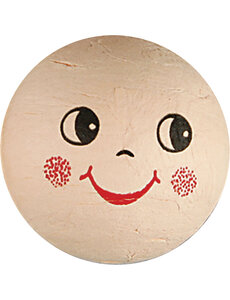  Hoofden, d 40 mm, licht beige, 5 stuk/ 1 doos