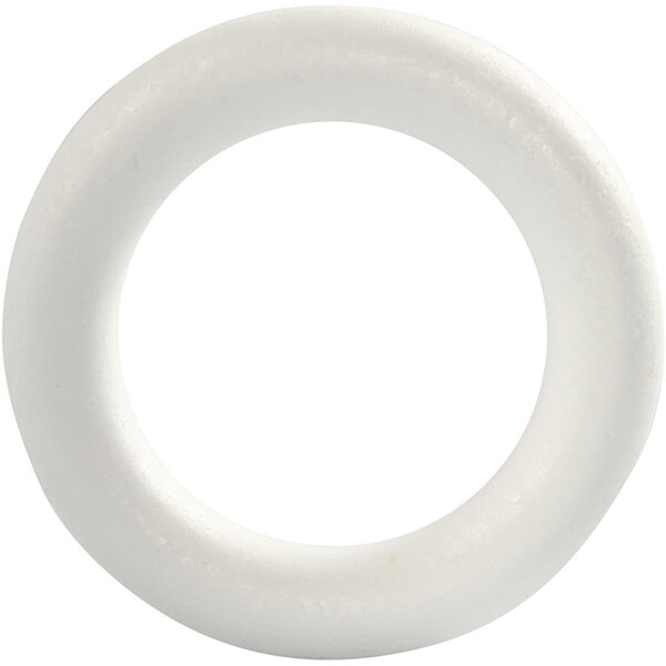 Creativ Company Ring, afm 17 cm, dikte 30 mm, wit, 1 stuk
